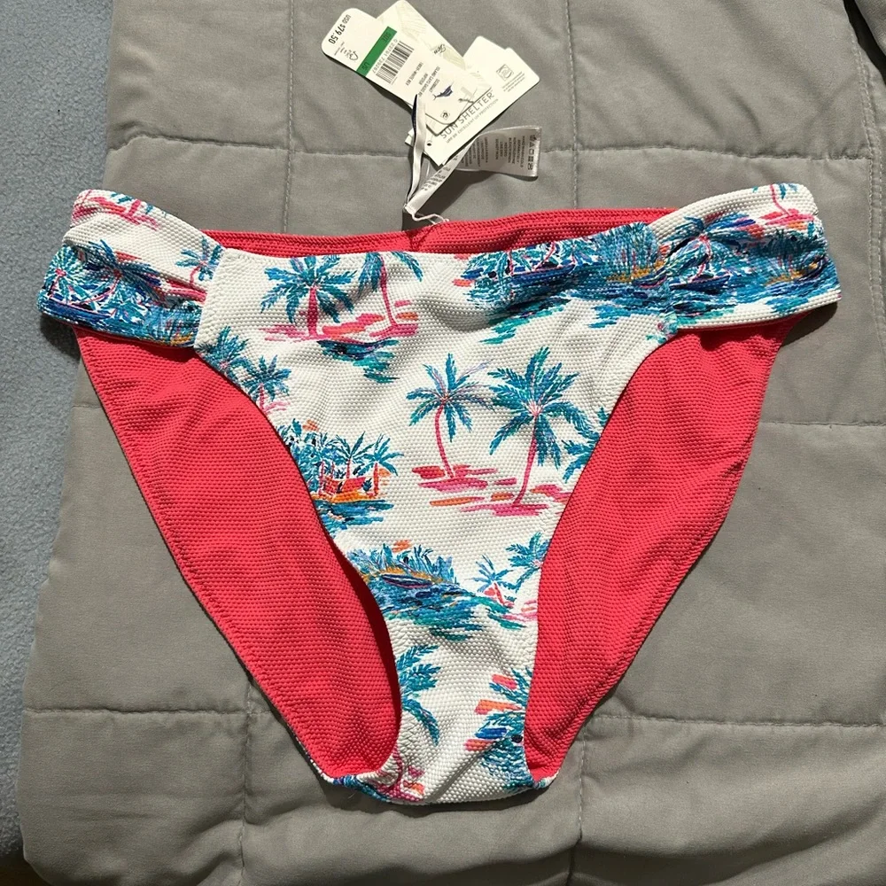 Tommy Bahama Island Cays Reversable Tropical Oasis Bikini Bottom - Picture 4 of 7